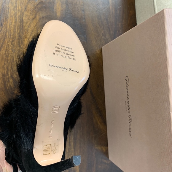 Gianvito Rossi Black Moritz Shearling Suede Boots - Picture 6 of 8